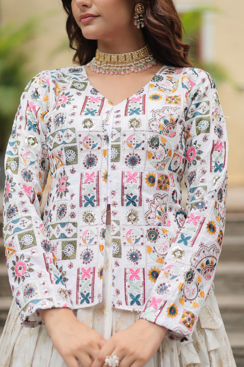 Preksha Designer Sequins Embroiderd Readymade Co-ord Set