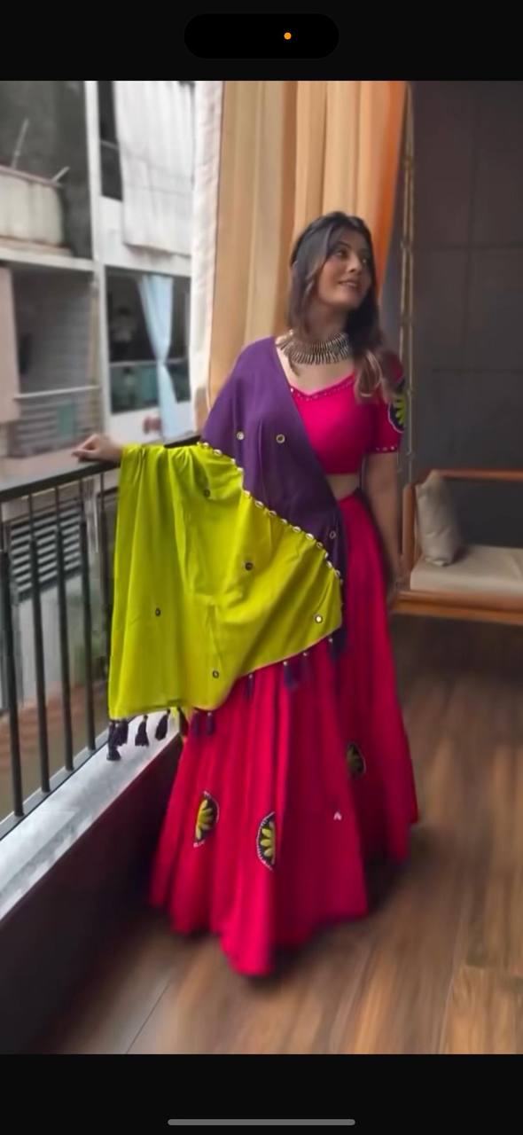 Festival Muse Pink & Purple Traditional Lehenga Choli