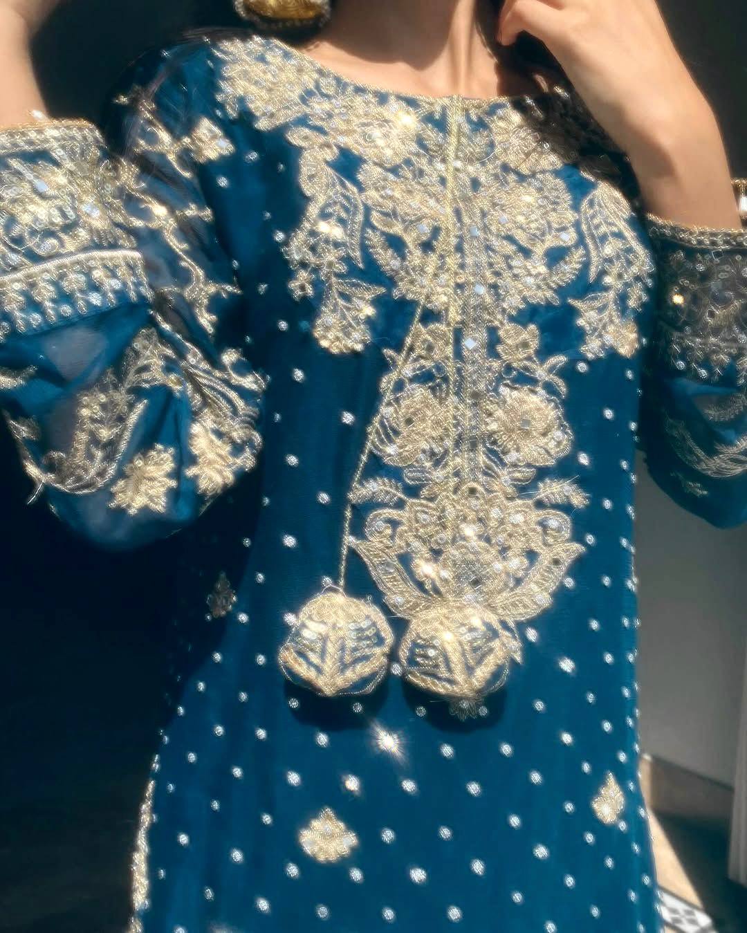 Nehmat Royal Heritage Threads Sharara Set