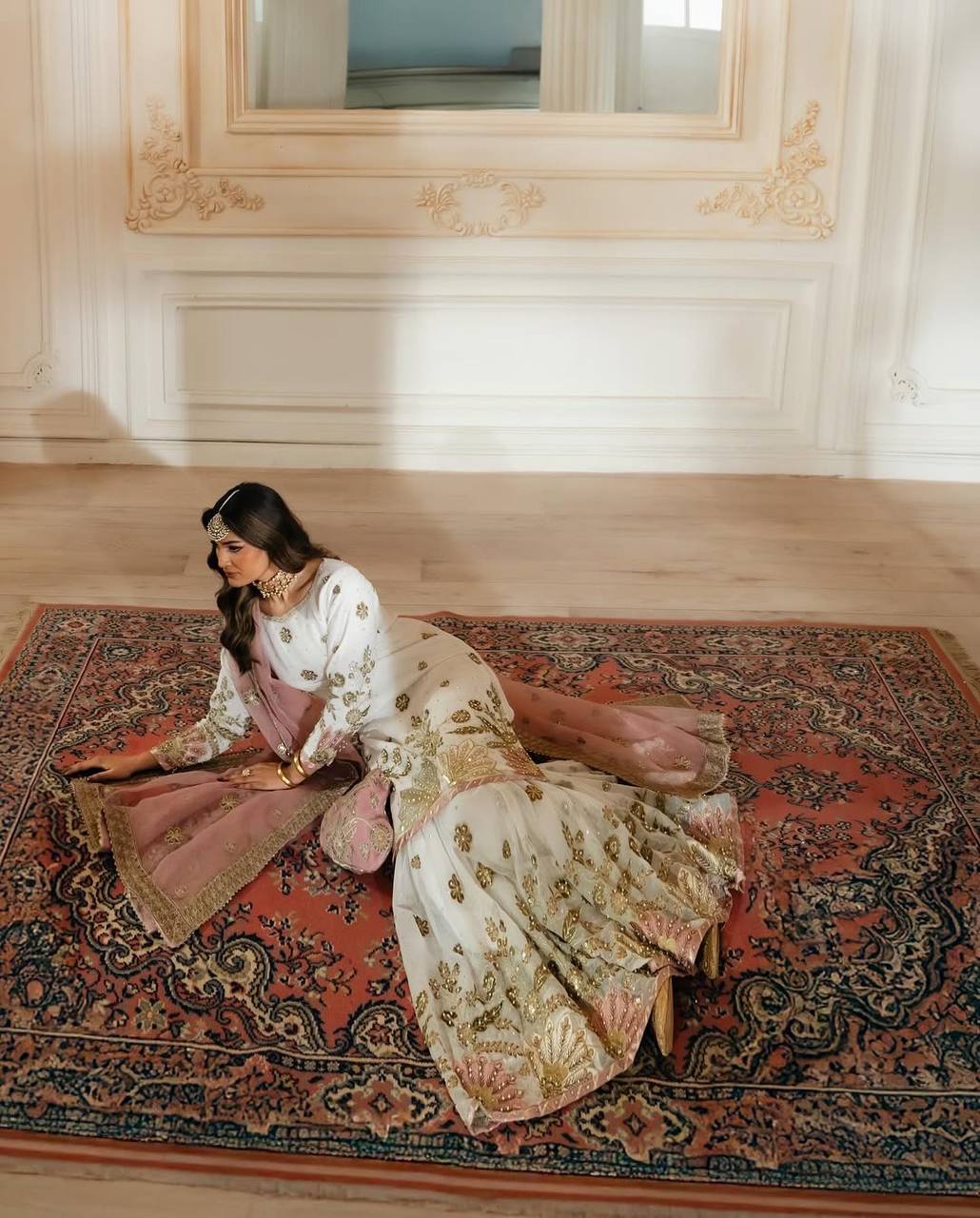 Mayra Heavy Faux Georgette Designer Party Wear Sharara