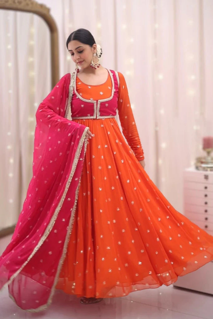 Kumkum Anarkali Set