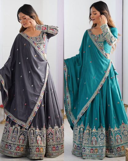 Vihana Natural Crep silk Lehenga choli