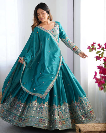 Vihana Natural Crep silk Lehenga choli