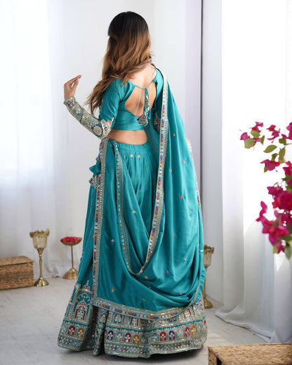 Vihana Natural Crep silk Lehenga choli