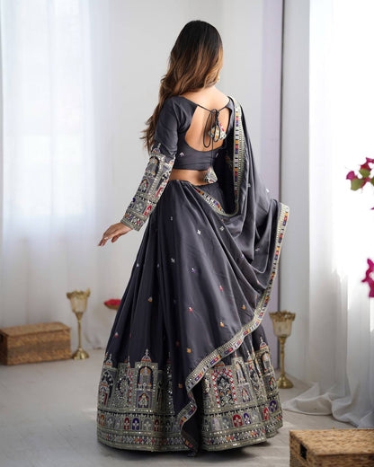 Vihana Natural Crep silk Lehenga choli