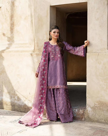 Twilight Raag Embroidered Sequence Work Melody Suit