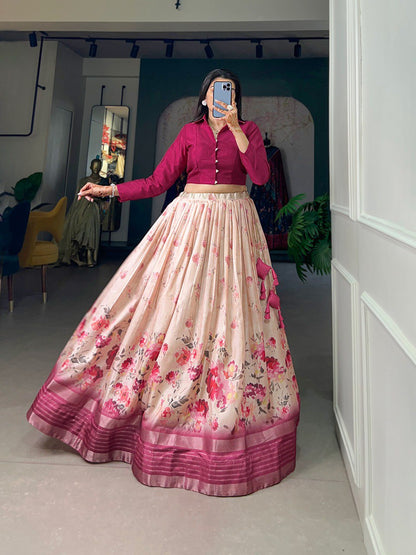 Modern Charm Dola Silk lehenga choli