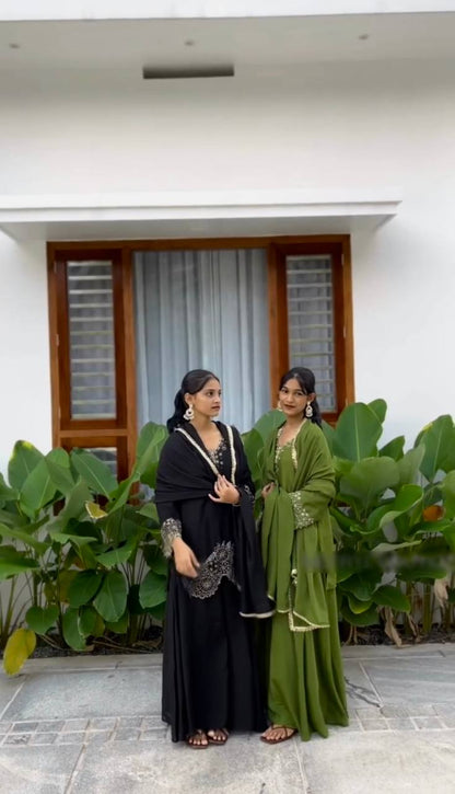 Zaitoon Florencia Designer Embroidery Beads Work Sharara