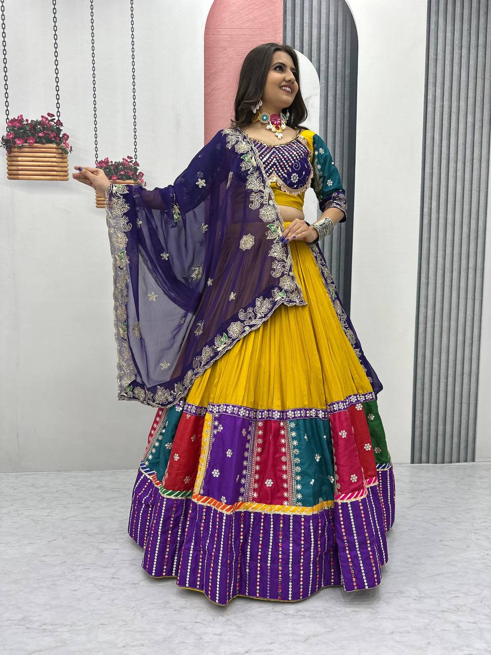 Ruhani Navratri Special Pure Cotton Lehenga Choli
