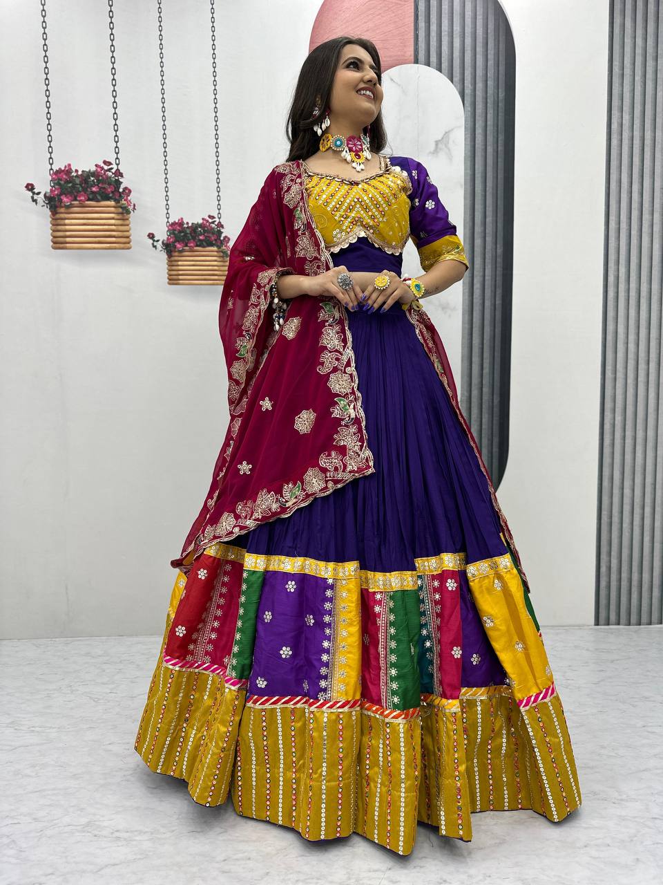 Ruhani Navratri Special Pure Cotton Lehenga Choli