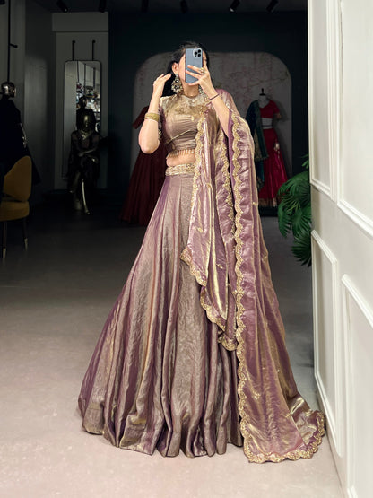 Rang-e-Mehal – A Royal Symphony of Silk Lehenga Choli