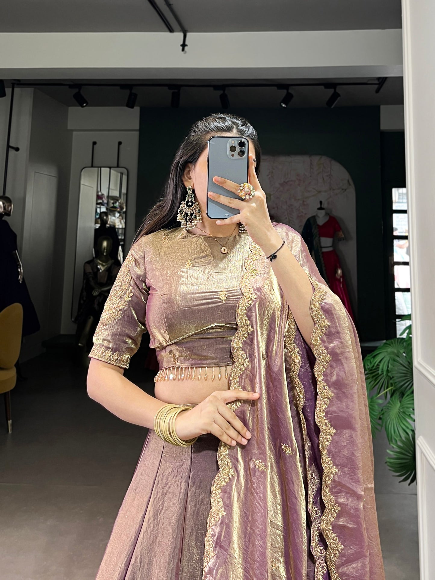 Rang-e-Mehal – A Royal Symphony of Silk Lehenga Choli