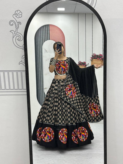 Samaira Navratri Special Pure Cotton Lehenga Choli