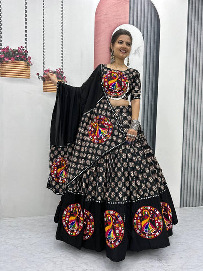Samaira Navratri Special Pure Cotton Lehenga Choli