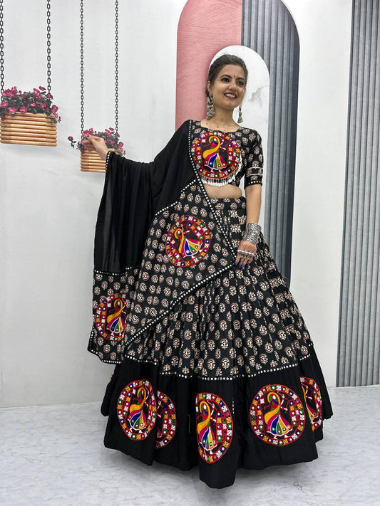 Samaira Navratri Special Pure Cotton Lehenga Choli