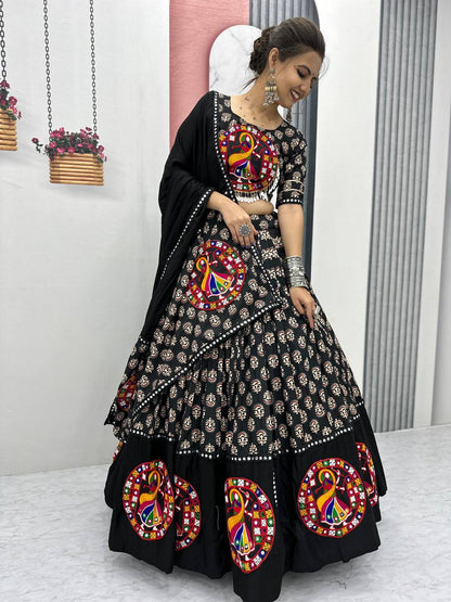 Samaira Navratri Special Pure Cotton Lehenga Choli