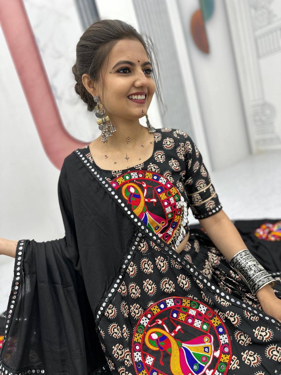 Samaira Navratri Special Pure Cotton Lehenga Choli