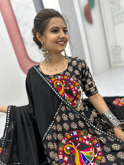 Samaira Navratri Special Pure Cotton Lehenga Choli