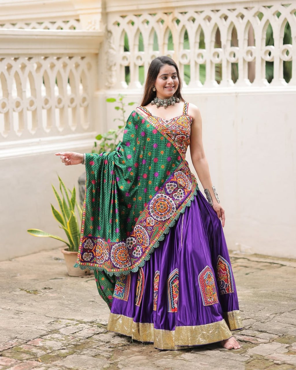Meera Dandiya Diva  Heritage Inspired Lehenga Set