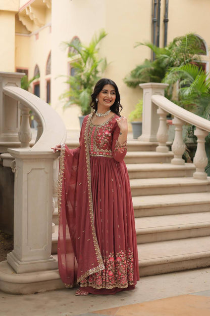 Shine With Stunning Outfit Embroidered Top Sharara Set