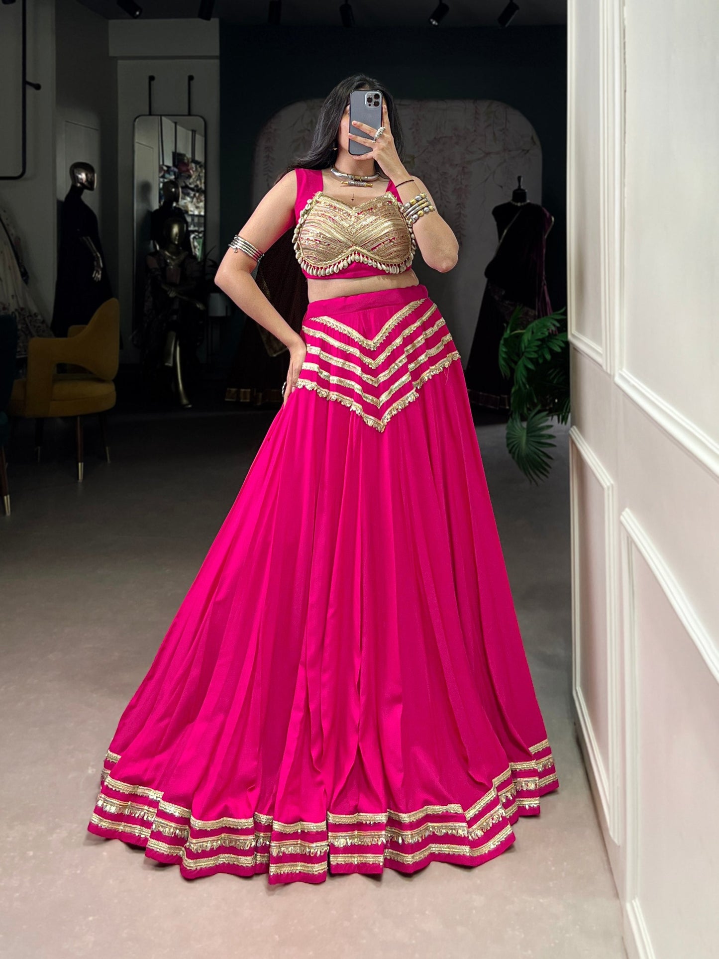 Vibrant Bridal Inspired The Flow Of This Stunning Navratri Lehenga Choli