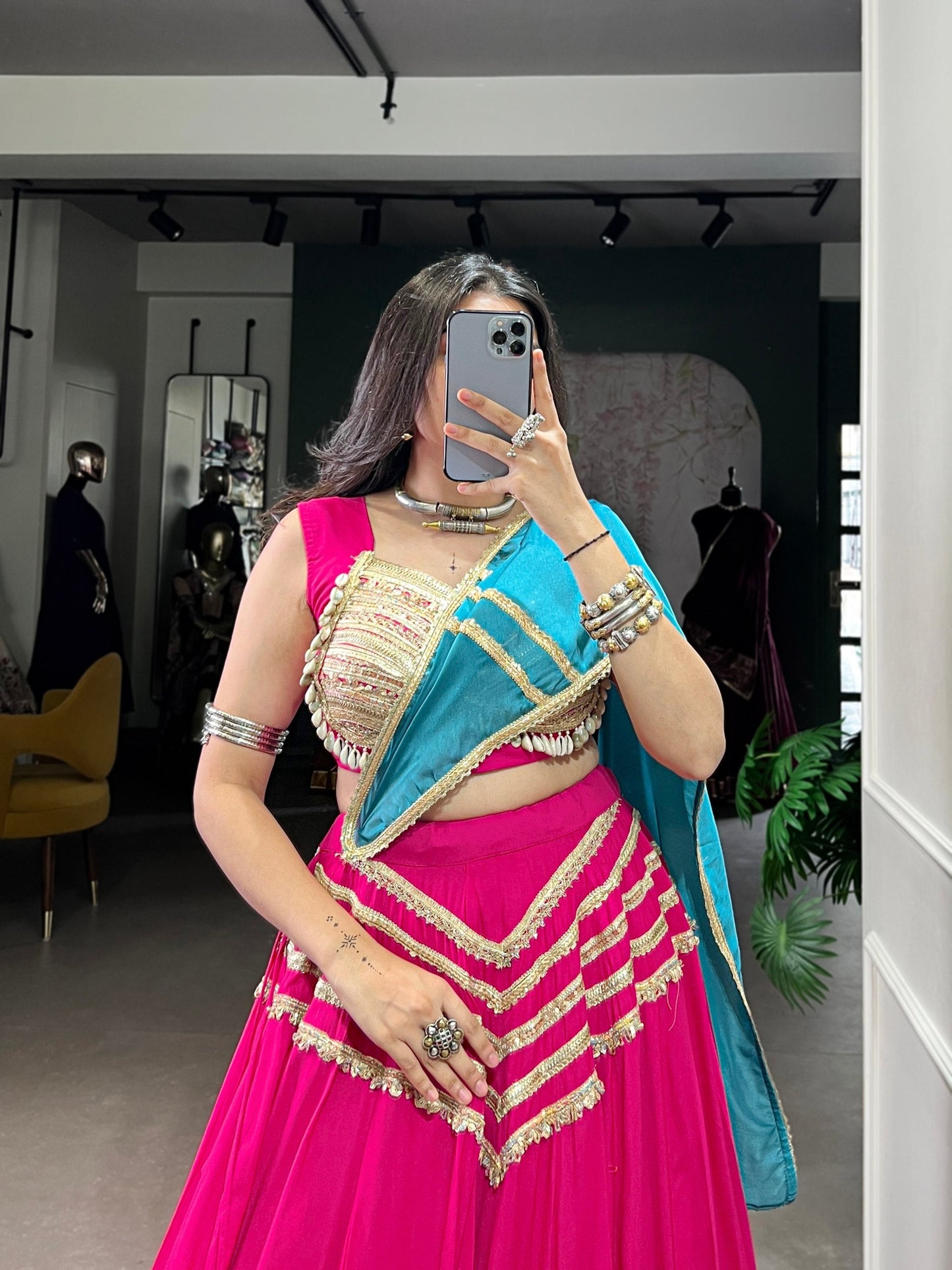 Vibrant Bridal Inspired The Flow Of This Stunning Navratri Lehenga Choli