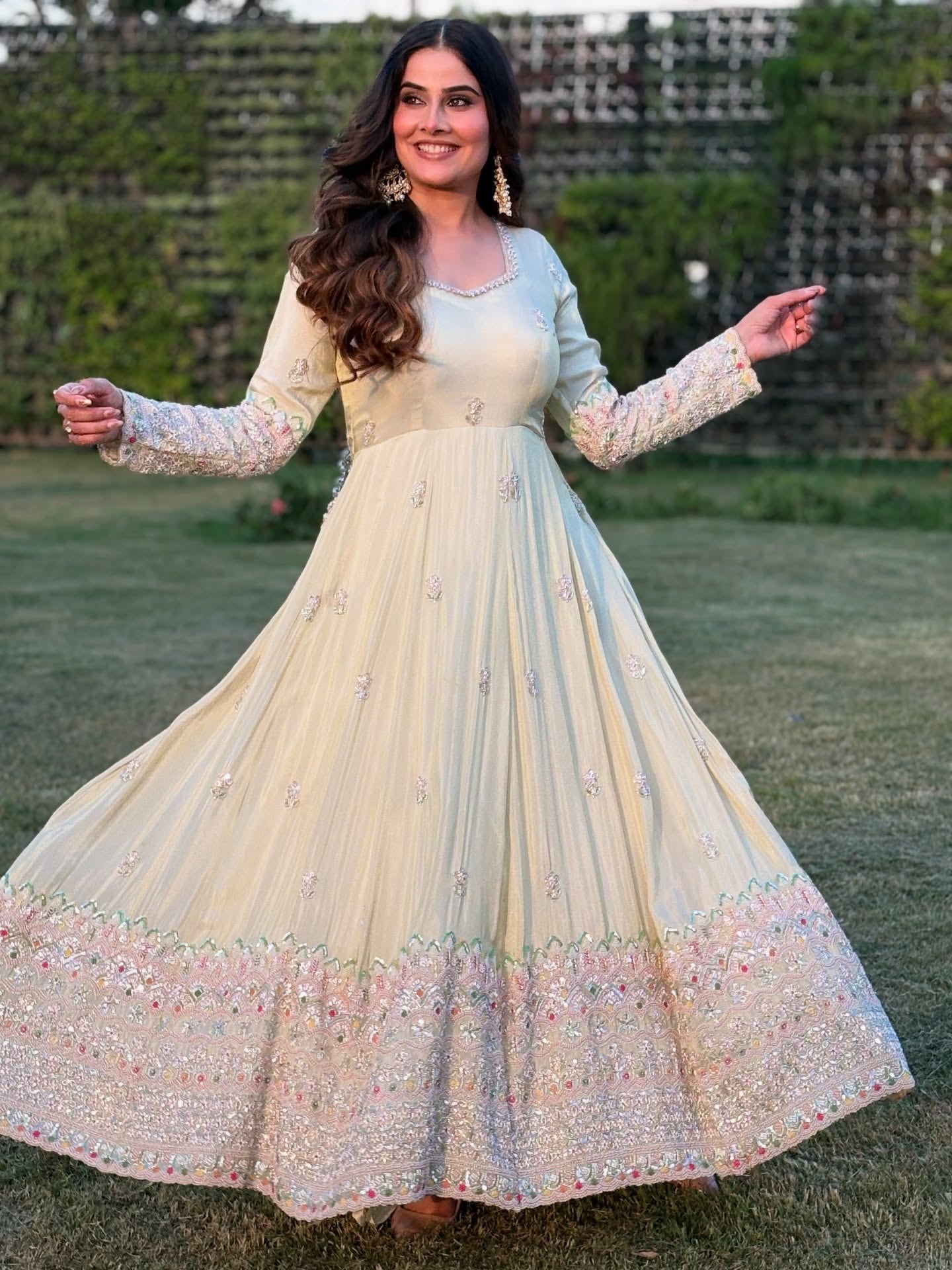 Dazzling Aura Pastel Anarkali