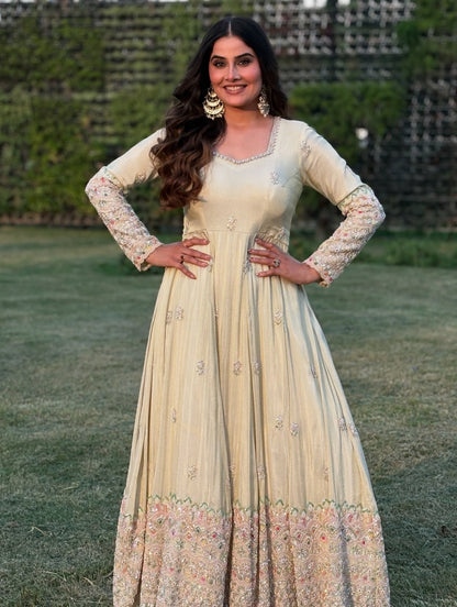 Dazzling Aura Pastel Anarkali