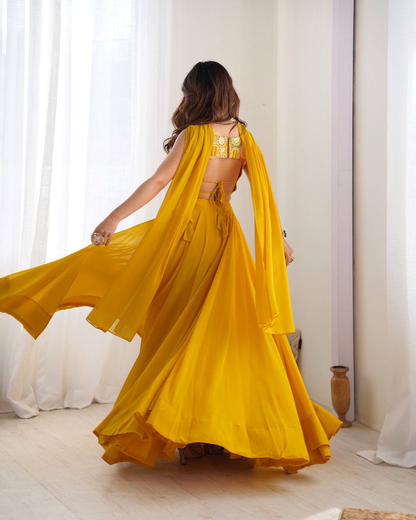 A Tapestry of Timeless Elegance Woven in the Golden Threads of Tradition and Grace