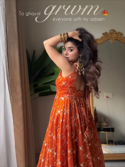 Aarohi Gulnaar Grace Anarkali Set