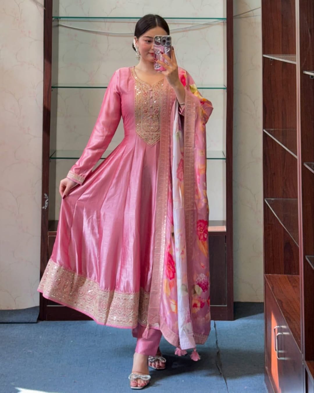 Mehfil Magic Silk Anarkali