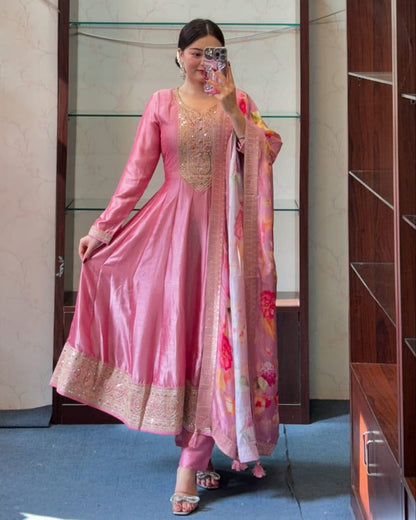 Mehfil Magic Silk Anarkali