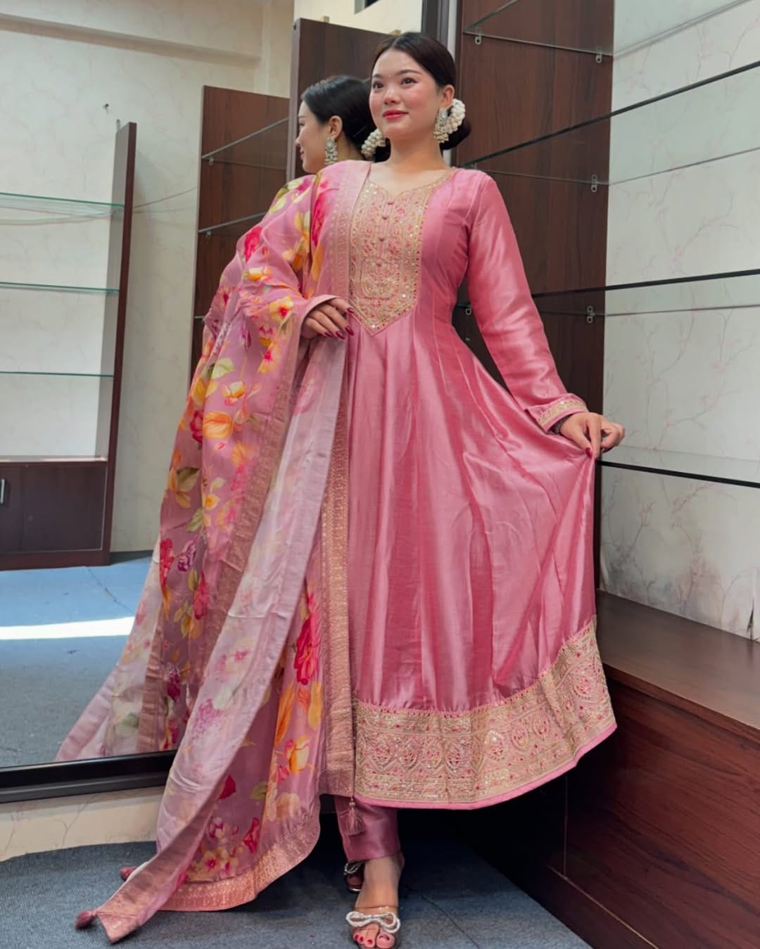 Mehfil Magic Silk Anarkali