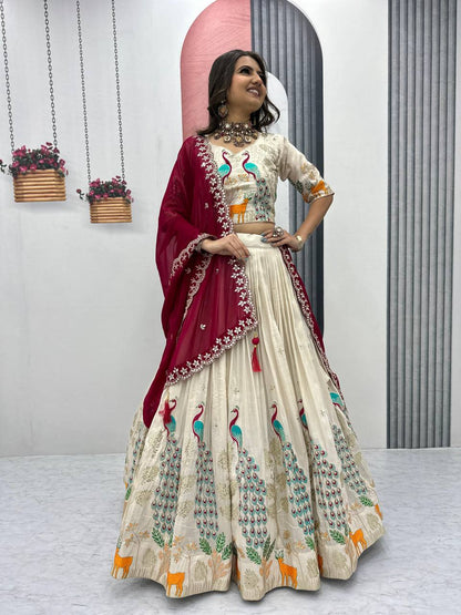 Flares of Grace A Celebration of Beauty in Lehenga Choli Ensembles