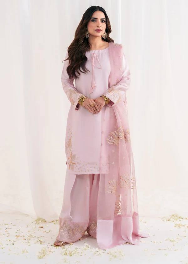 Aqua Dusk  Natural Crep Silk New Designer Suit