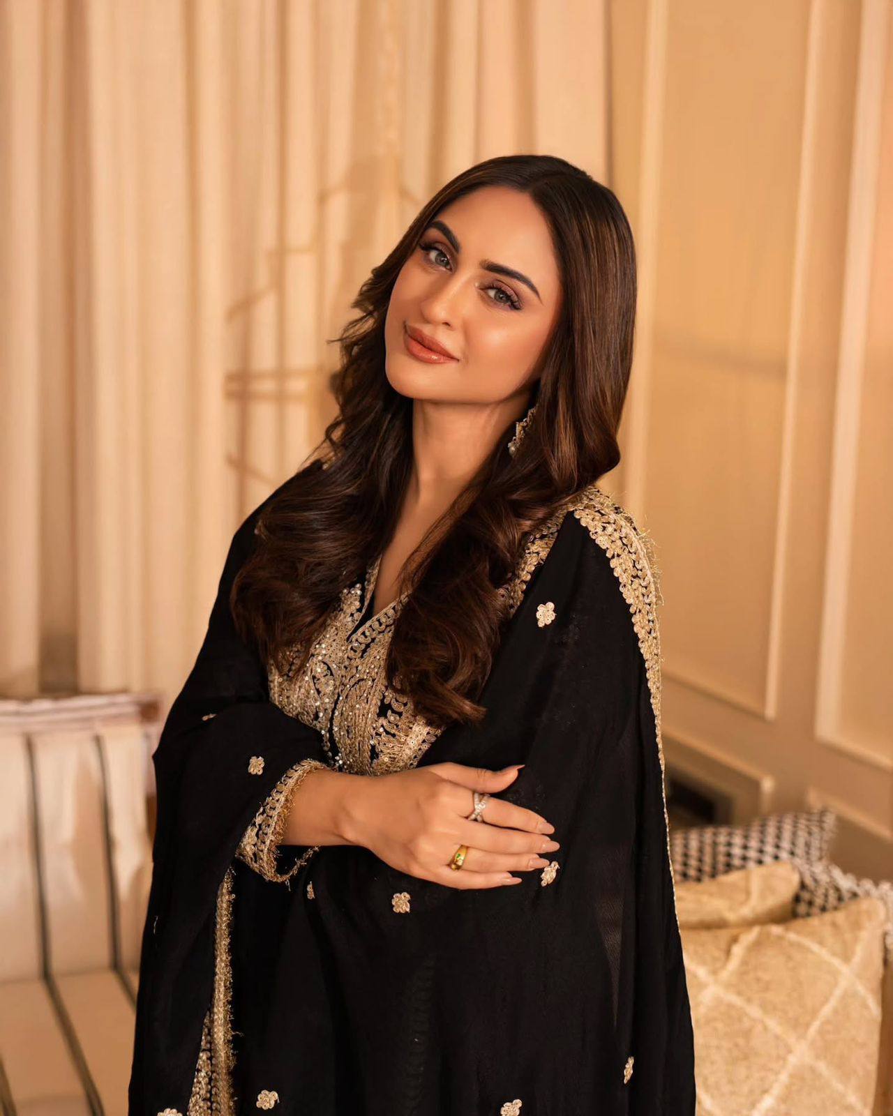 Shanaya Georgette Sequin Embroidered Suit Set