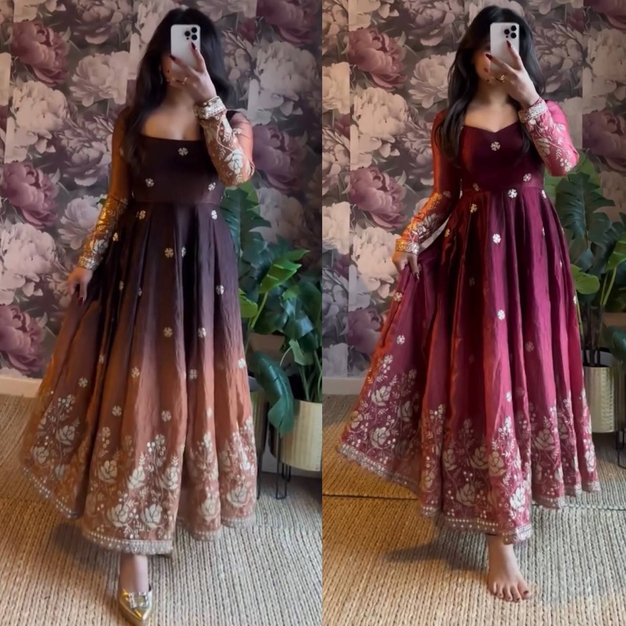 Twin Tone Grace Anarkali Set