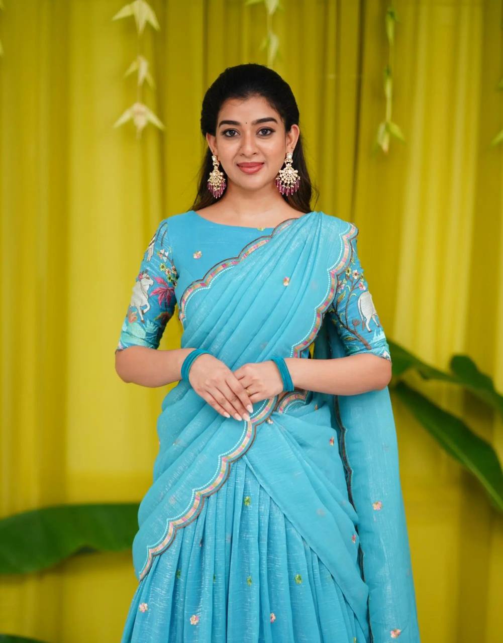 Prachi Chinon Embroidery Work Lehenga Choli