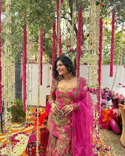 Kritika In Our Jungle Print Gharara Set