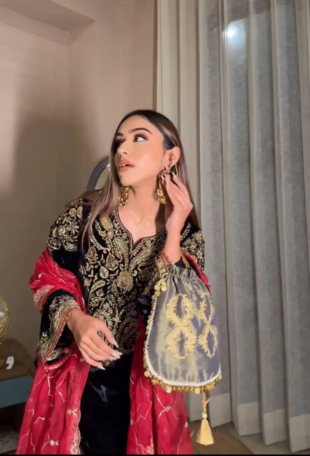 Ayesha Royal Embroidered Party Wear Suit