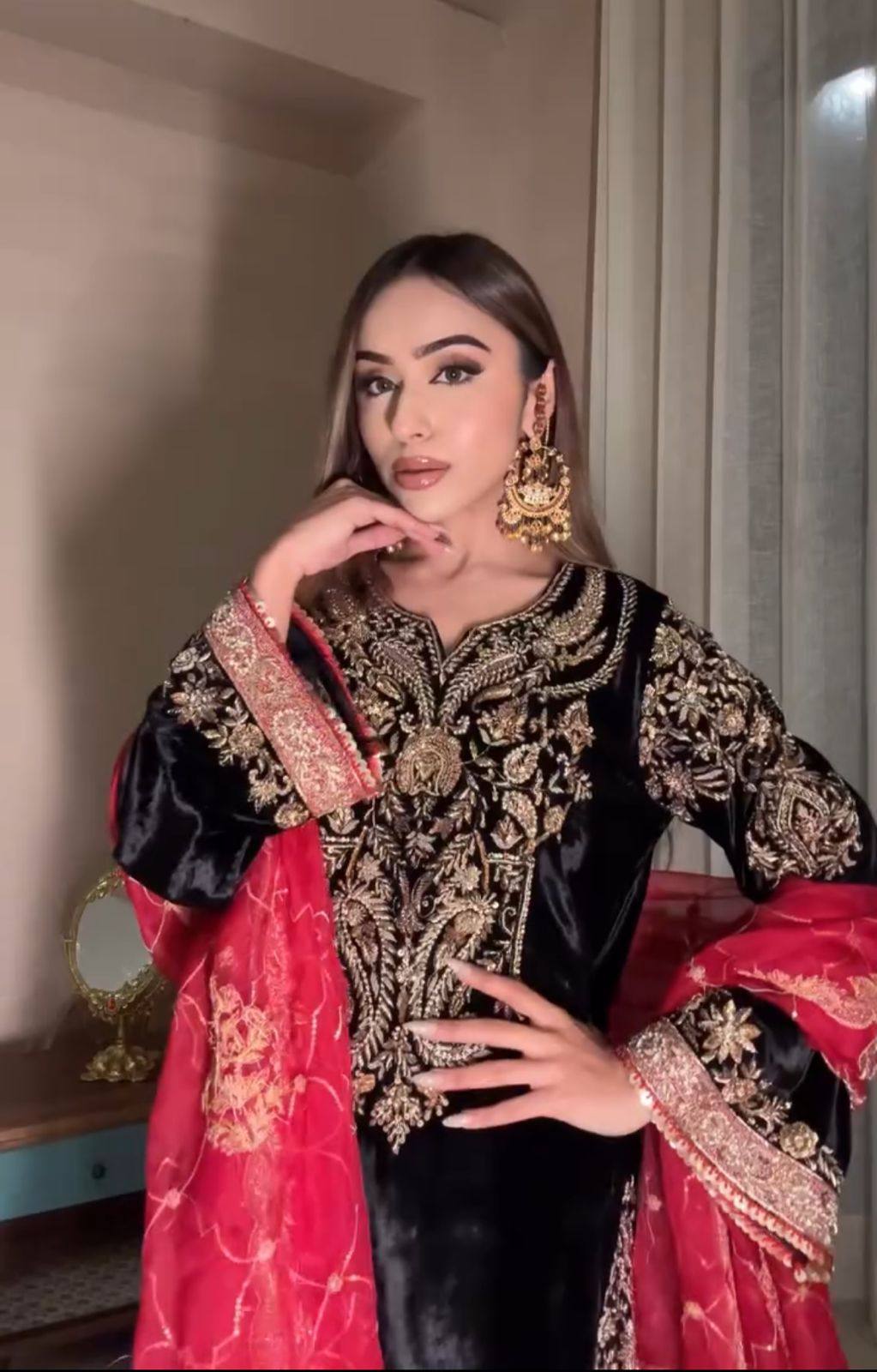 Ayesha Royal Embroidered Party Wear Suit