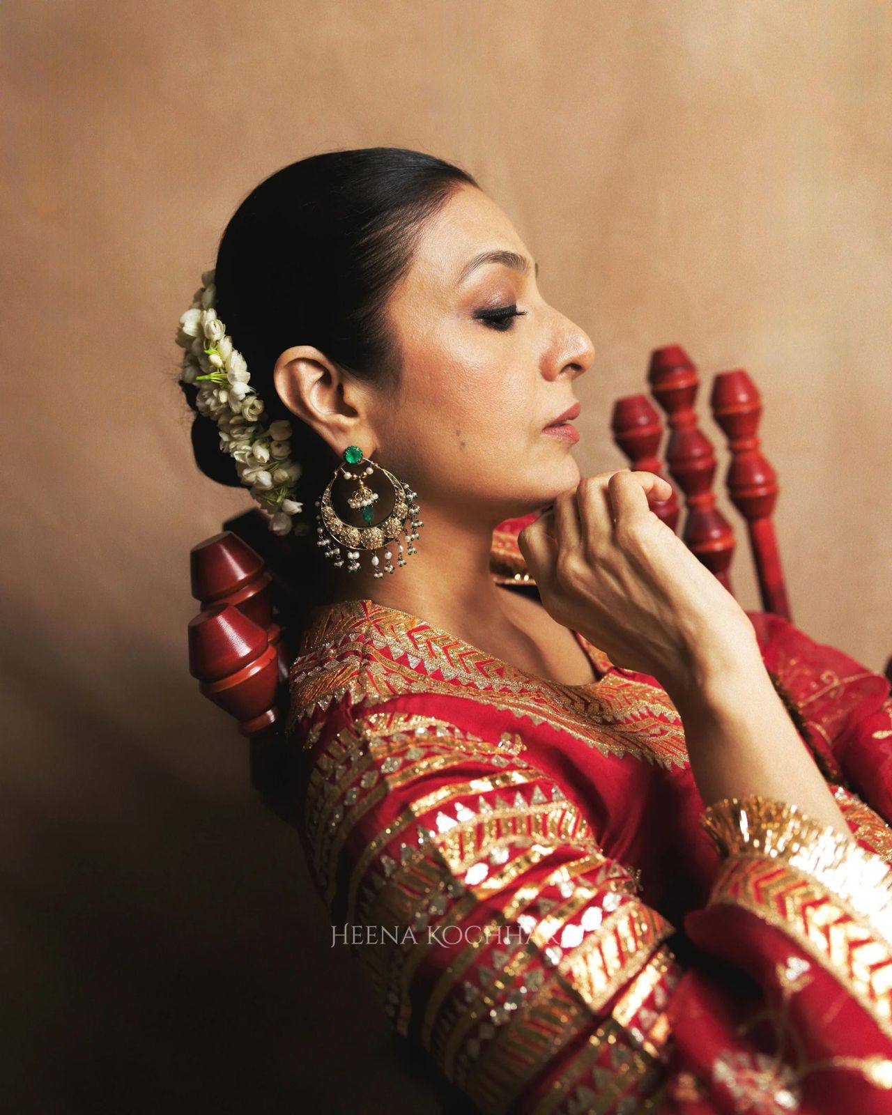 Laiba Luxe Red Embroidered Top Lehenga