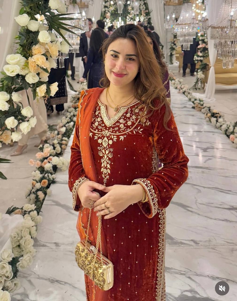 Viyaana Regal Velvet Designer Suit Set