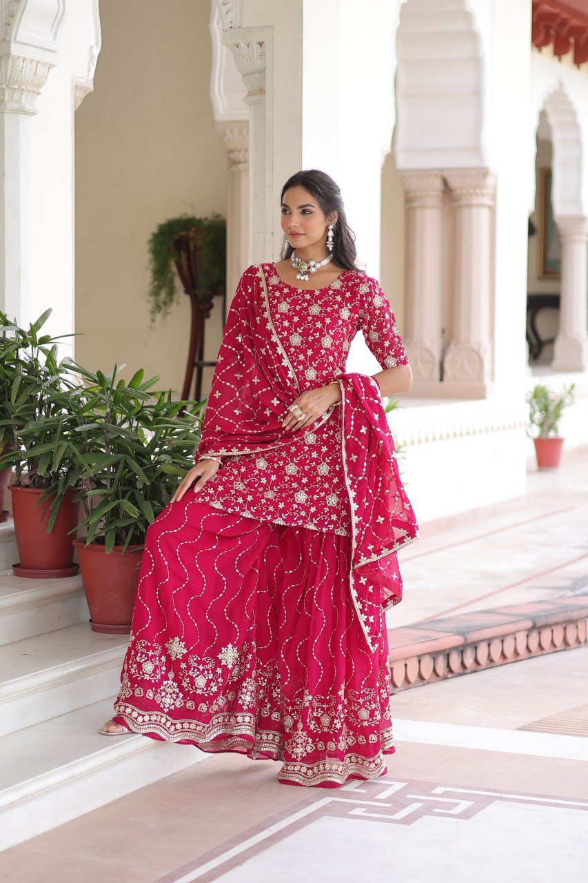 Rimsha Premium Exclusive Readymade Sharara Suit
