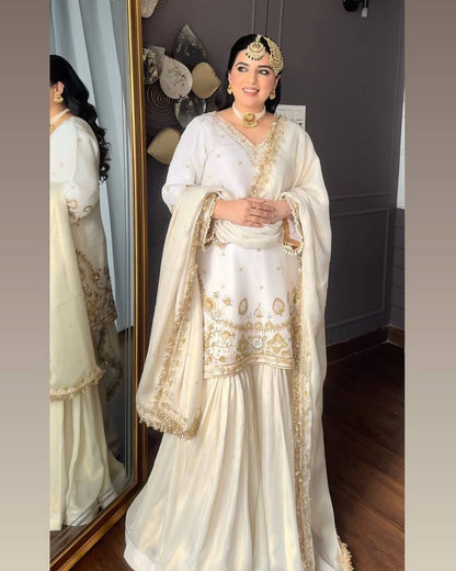 Sharara Noor Radiate elegance with Eid-special shararas.