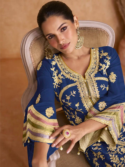 Mehrunissa Velvet Sharara A Regal Touch of Luxury