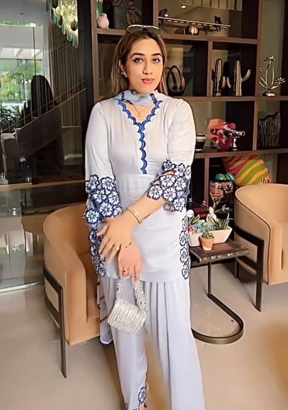 Blue Mirage Kurta Set
