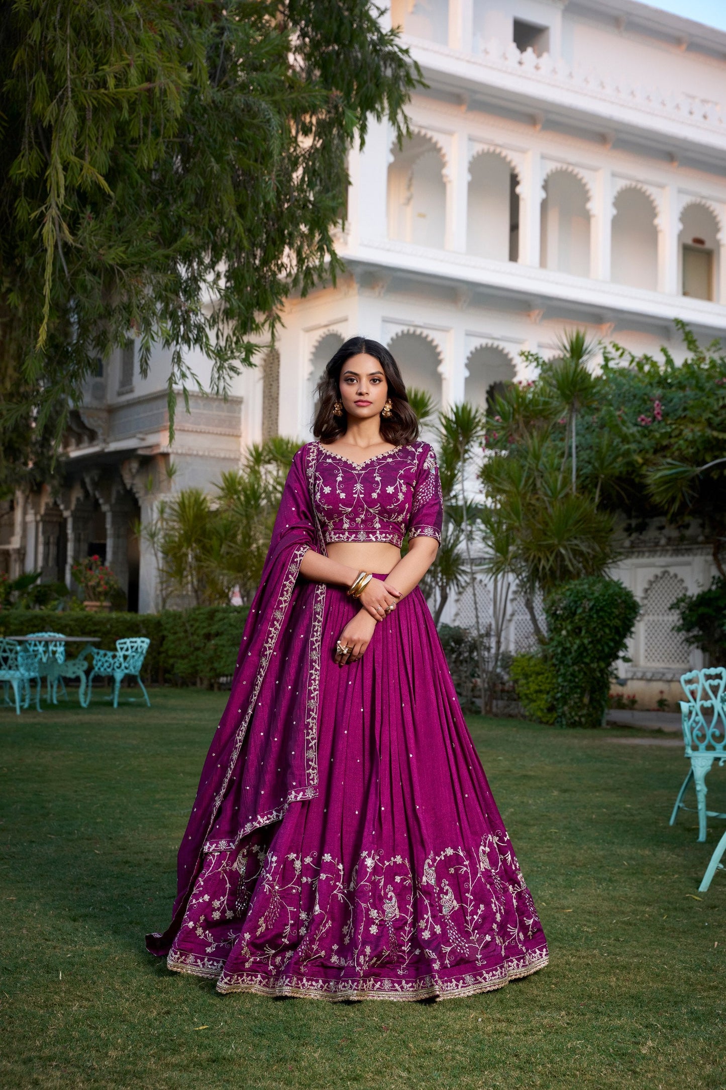 The Ethereal Glow of Heritage Woven into a Majestic Lehenga