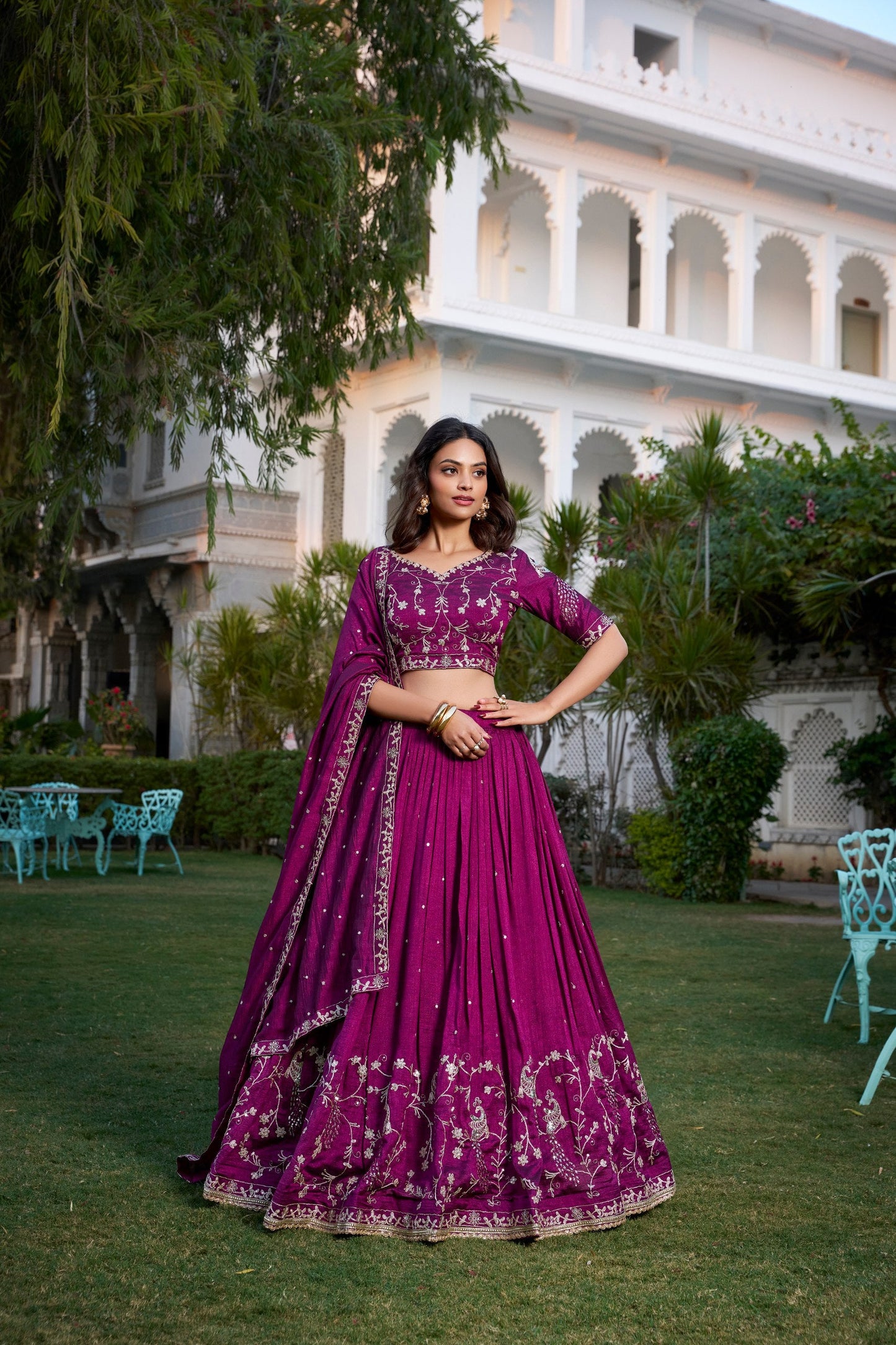 The Ethereal Glow of Heritage Woven into a Majestic Lehenga