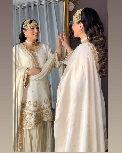 Sharara Noor Radiate elegance with Eid-special shararas.